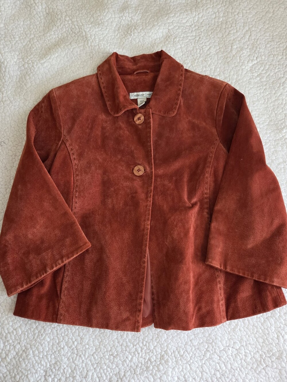Coldwater Creek Suede Jacket PXS